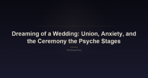 Dreaming of a Wedding: Union, Anxiety, and the Ceremony the Psyche Stages