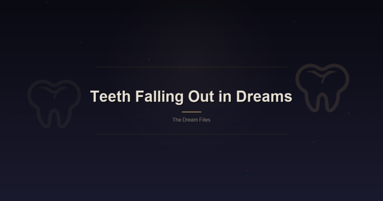 Teeth Falling Out in Dreams: The Most Universal Dream — featured image