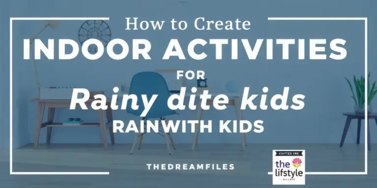 How to Create Indoor Activities for Rainy Days With Kids - thedreamfiles